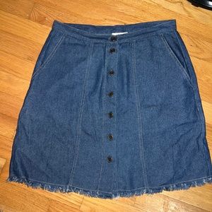 Denim skirt